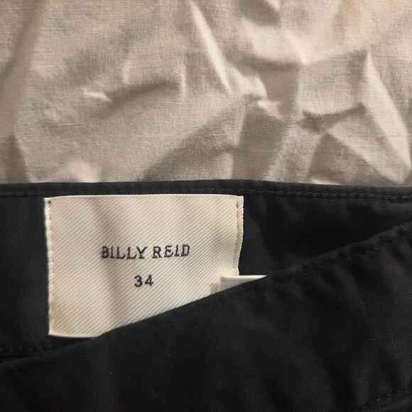 Billy Reid Selvedge Jeans Mens 34x30 Black Straight Fit Denim - Picture 4 of 7